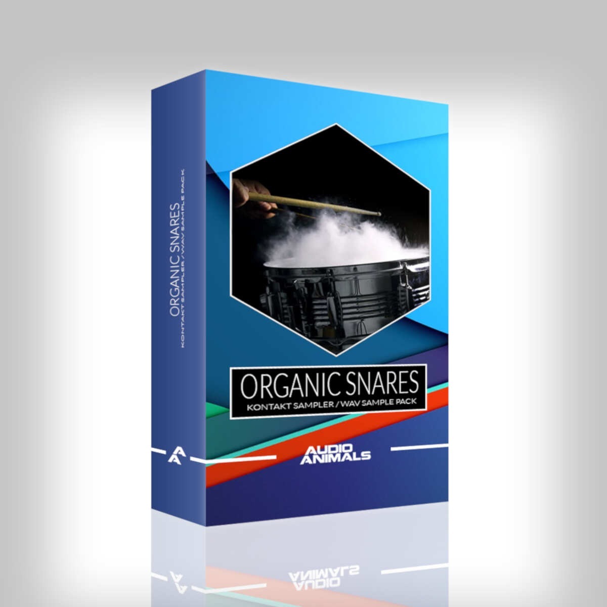 Audio Animals - ORGANIC SNARES Sample Packs Software GUI Artwork